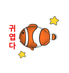 (In Korean) CG Clownfish (1)（個別スタンプ：8）