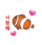 (In Korean) CG Clownfish (1)（個別スタンプ：13）