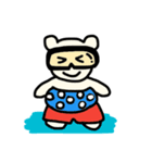 夏にいるくま（個別スタンプ：3）