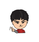 The boy smile like a cat（個別スタンプ：28）