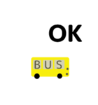 bus driver(English ver)（個別スタンプ：5）