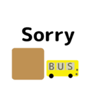 bus driver(English ver)（個別スタンプ：18）