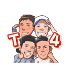 「T4」スタンプ（個別スタンプ：39）