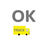 for truck driver English version（個別スタンプ：5）