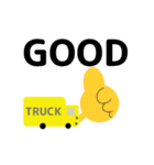 for truck driver English version（個別スタンプ：16）