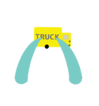 for truck driver English version（個別スタンプ：24）