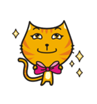 The cute cat is called "cake".（個別スタンプ：38）