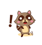 Raccoon life little diary（個別スタンプ：8）
