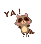 Raccoon life little diary（個別スタンプ：10）