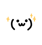 顔文字スタンプ1（個別スタンプ：10）