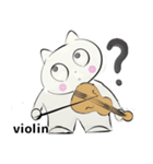 みんなのオーケストラ 吹奏楽 バイオリン編（個別スタンプ：39）