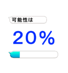 動く吹き出し表示器！やる気100％！（個別スタンプ：10）