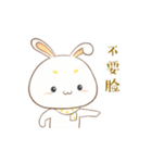 clever rabbit（個別スタンプ：21）