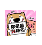 Pants Pig ＆ funny shiba inu（個別スタンプ：14）