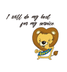 RION Sticker English version（個別スタンプ：2）