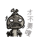 Funny Planet man（個別スタンプ：4）