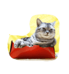 だらけた猫（個別スタンプ：21）