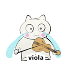 みんなのオーケストラ ビオラ（ヴィオラ）（個別スタンプ：17）