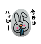 出っ歯のウサギ（個別スタンプ：3）