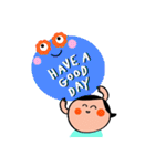 Happy Powder Girl（個別スタンプ：4）