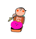 Happy Powder Girl（個別スタンプ：5）