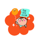 Happy Powder Girl（個別スタンプ：13）