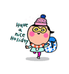 Happy Powder Girl（個別スタンプ：16）