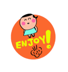 Happy Powder Girl（個別スタンプ：26）