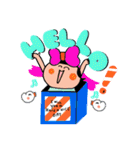 Happy Powder Girl（個別スタンプ：37）