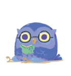 Blue Owl（個別スタンプ：17）