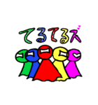 てるてる坊主の戦隊てるてるズ（個別スタンプ：40）