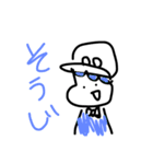 アフロな子楽しい！（個別スタンプ：21）