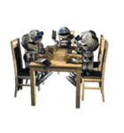 iNDIVIDUAL Robot basic（個別スタンプ：32）