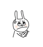 どーも。うさぎさん。（個別スタンプ：1）