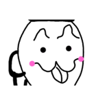かっこで顔（個別スタンプ：14）
