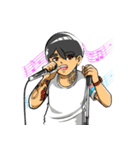 Singer Funny（個別スタンプ：4）