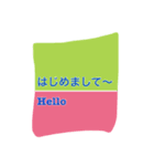 日英スタンプ-1（個別スタンプ：1）