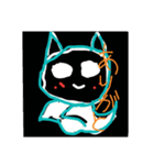 黒みちゅだお（個別スタンプ：8）