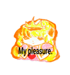 cute boss leisurely ya（個別スタンプ：7）