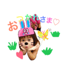ハッピー ガール♪（個別スタンプ：5）