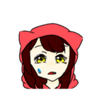 猫のパーカーの女の子（個別スタンプ：8）