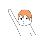 頑張ろうぜ！茶髪男子（個別スタンプ：8）