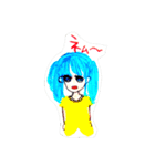手書き女子（個別スタンプ：3）