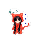 手書き女子（個別スタンプ：8）