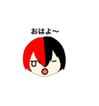 顔で表現！ちょっと手抜き（個別スタンプ：5）