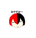 顔で表現！ちょっと手抜き（個別スタンプ：6）