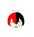 顔で表現！ちょっと手抜き（個別スタンプ：8）