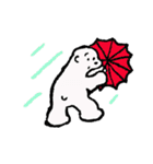 シロクマゆめをみる（個別スタンプ：8）