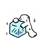 シロクマゆめをみる（個別スタンプ：25）