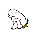 シロクマゆめをみる（個別スタンプ：37）